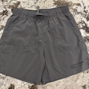 abercrombie kids Gray Athletic Shorts Label